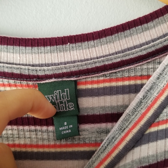 Wild Fable Ribbed Knit Striped Midi Dress - Picture 6 of 10